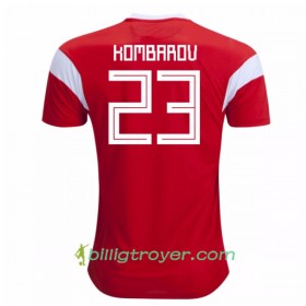 Billige Fotballdrakter Russland Kombarov 23 VM 2018 Hjemmedraktsett